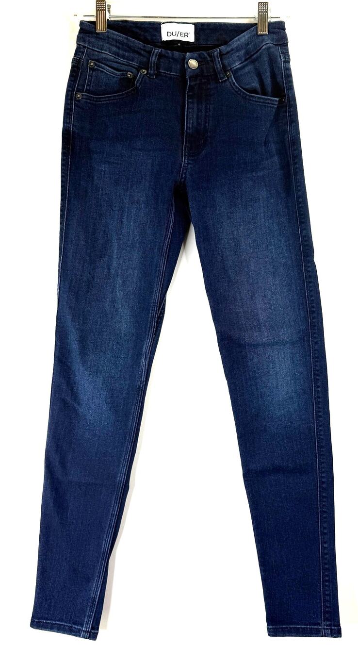 DU/ER Women's Stretch Performance Denim Mid Rise Skinny Jeans Size 26